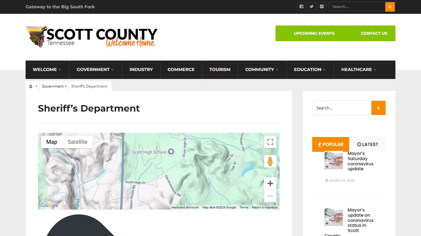 Sheriff’s Department – Scott County, TN